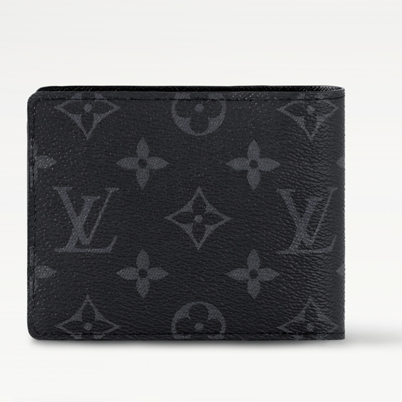 Louis Vuitton Men’s Black Monogram Eclipse Multiple Bifold Wallet M61695 (NWT) - Picture 4 of 10